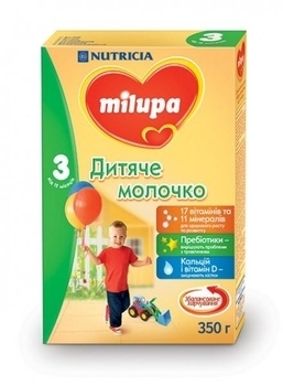 Сухе молочко Milupa 3, 350 г - Pampik