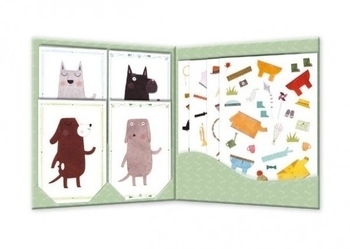 Художественный комплект с наклейками Djeco Мои друзья Барбосы (DJ09694) - Pampik - 3