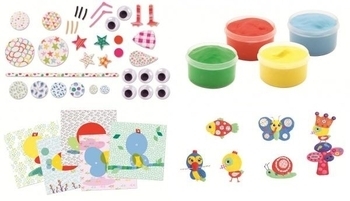 Набір для ліплення Djeco Пластилінові друзі - Pampik - 4