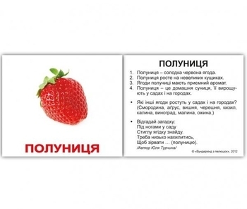 Мінікартки Домана Вундеркінд з пелюшок "Фрукти" з фактами (українська) - Pampik - 4