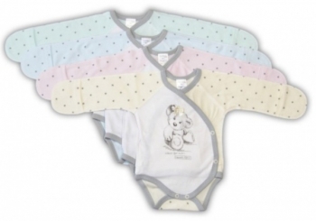 Боди-распашонка Garden Baby "Звездный Мишка", 56, голубой (19226-02) - Pampik