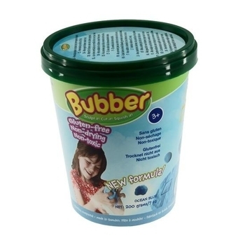 Суміш для ліплення у відерці Waba Fun Bubber, синій, 200 г (140-600) - Pampik