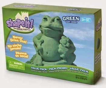 Суміш для моделювання в коробці Waba Fun Shape it, зелений, 2,3 кг (130-703) - Pampik