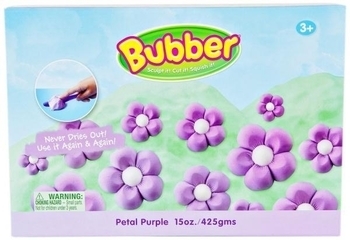Суміш для ліплення в коробці Waba Fun Bubber, фіолетовий, 1,2 кг (140-505) - Pampik