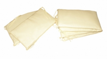 Защита для детской кроватки Tigres, кремовая - Pampik