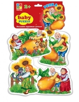 

Пазл для самых маленьких Vladi Toys Сказки, Репка (VT1106-34)