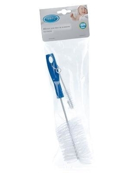 Щітка для миття пляшечок і сосок Lindo, синій (LI 500) - Pampik