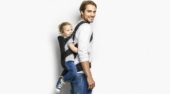 Рюкзак-кенгуру Babybjorn Baby Carrier WE, черный (92044) - Pampik - 6