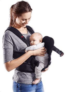 Рюкзак-кенгуру Babybjorn Baby Carrier WE, черный (92044) - Pampik - 7