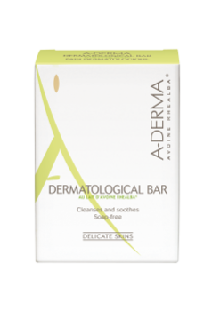 Дерматологічне мило A-Derma на безмильній основі для подразненої шкіри, 100 г - Pampik