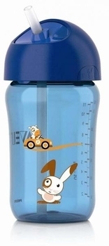 Чашка з трубочкою Philips Avent, 340 мл, синій (SCF762/00) - Pampik