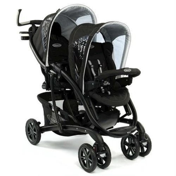 

Прогулочная коляска для двойни Graco Quattro Tour Duo, Sport Luxe черный