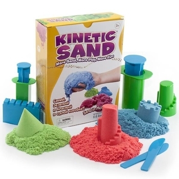 Кінетичний пісок Kinetic Sand Waba Fun, 3 кольори, 3 кг - Pampik - 3