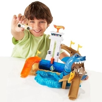 Трек Hot Wheels Охота на акулу, 37,5 см (BGK04) - Pampik - 4