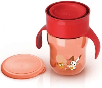 Перша доросла чашка Philips Avent, 260 мл, червоний (SCF782 / 00) - Pampik