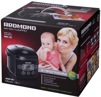 Мультиварка Redmond RMC-02 Black, чорний - Pampik - 5