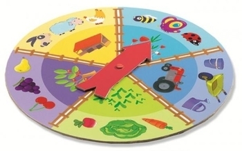 Тактильне лото Djeco Ферма (DJ08135) - Pampik