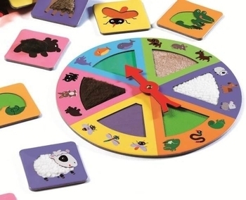 Тактильне лото Djeco Тварини (DJ08129) - Pampik