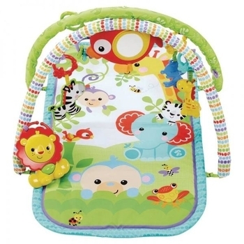 Развивающий музыкальный коврик Fisher-Price Друзья из тропического леса - Pampik - 3