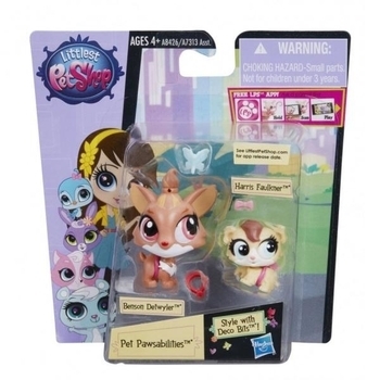 

Игровой набор Hasbro Littlest Pet Shop Зверюшка и ее малыш, в ассортименте