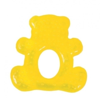 Прорізувач для зубів з водою Lindo Ведмедик, жовтий (LI 301) - Pampik