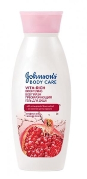 Гель для душу JOHNSON'S® Body Care Vita Rich Перетворювальний з екстрактом граната, 250 мл - Pampik - 2