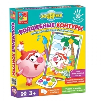 

Волшебные контуры Vladi Toys Смешарики (VT4402-24)