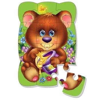 Пазлы на магните Vladi Toys Мишка (VT3205-35) - Pampik