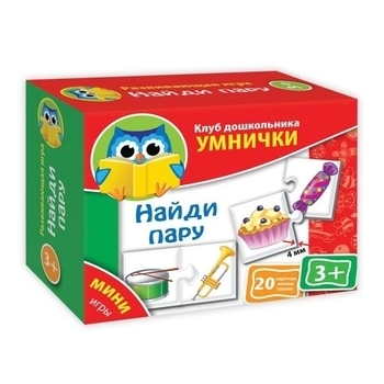 

Настольная мини-игра Vladi Toys Найди пару (рус.) (VT1309-03)