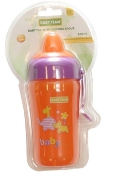 Поїльник із силіконовим носиком Baby Team, 300 мл (5012) - Pampik - 2