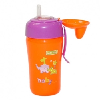 Поїльник із силіконовим носиком Baby Team, 300 мл (5012) - Pampik