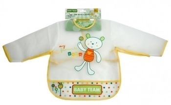 Нагрудник c рукавами Baby Team - Pampik