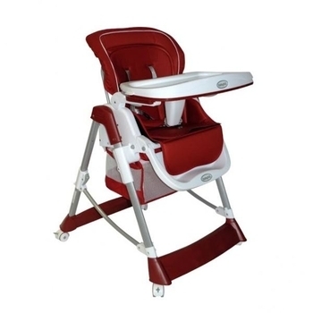 Стільчик для годування BabyHit Jam, червоний (14118) - Pampik - 2