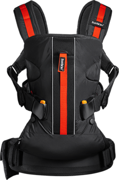 Рюкзак-кенгуру BabyBjorn Baby Carrier One Outdoors, черный (94068) - Pampik