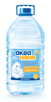 Дитяча вода Аква Няня, негазована, 6.0 л - Pampik