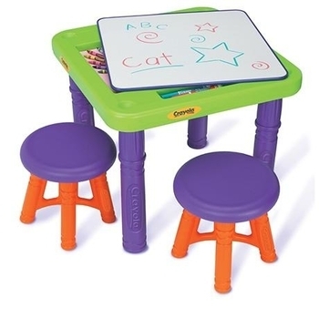 Стол + 2 стула Grow’n Up, зеленый (5006) - Pampik - 2