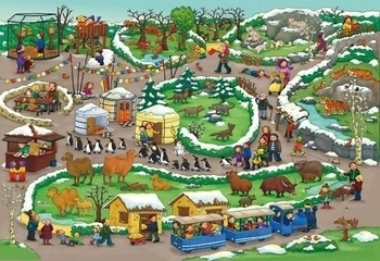 Книга Зоопарк. Віммельбух (російська) - Pampik - 4