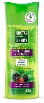 Шампунь Чистая Линия Укрепление и питание для сухих волос, 250 мл - Pampik