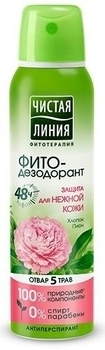 Дезодорант-антиперспірант Чиста Лінія Захист для ніжної шкіри, 150 мл - Pampik