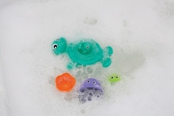 Іграшка для ванної Playgro Черепашка з друзями (15410) - Pampik - 3