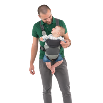 Нагрудна сумка Chicco Go Baby, сірий (79401.77) - Pampik - 2