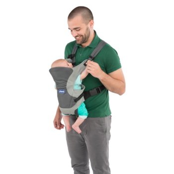 Нагрудна сумка Chicco Go Baby, сірий (79401.77) - Pampik