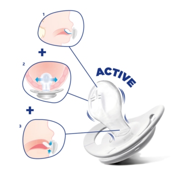 Латексная пустышка Chicco Physio Soft 0+ (73000.31) - Pampik - 3