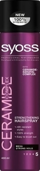 Лак для волос Syoss Ceramide, максимально сильная фиксация, 400 мл - Pampik - 2