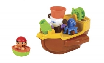 Іграшка для ванної TOMY Піратський корабель (T71602) - Pampik - 2
