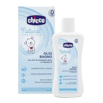 Масло для купання Chicco Natural Sensation, 200 мл (07451.10) - Pampik