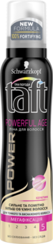 Піна для укладки Taft Power Кератин фіксація, 150 мл - Pampik