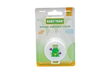Цепочка для пустышки Baby Team Джунгли, зеленый (3331) - Pampik