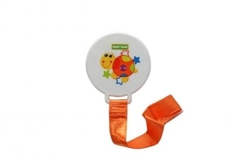 Цепочка для пустышки Baby Team Джунгли, оранжевый (3331) - Pampik