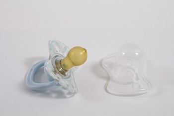 Пустушка Lindo латексна кругла для сну з ковпачком, в асортименті, 3+ - Pampik - 9